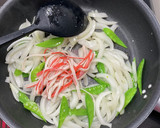 【今が旬】新玉ねぎと絹さやの卵炒め作り方7写真
