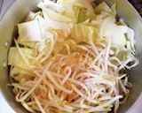 キャベツと もやし しめじの味噌中華煮作り方5写真