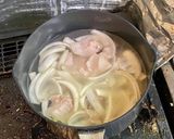 サッポロ一番塩ラーメン・新玉ねぎ&チーズ作り方3写真
