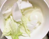 肉無チクワきな粉簡単クリーミー味野菜炒め作り方6写真