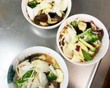 肉無チクワきな粉簡単クリーミー味野菜炒め作り方13写真