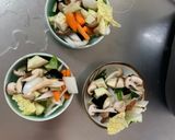 肉無豆腐中華風オイレモン味白菜野菜炒め作り方12写真