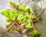 ほうれん草の・根っこ・天ぷら作り方4写真