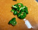 ピーマンと唐揚げの炒め物作り方7写真