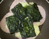 韓国海苔とハムチーズ作り方4写真