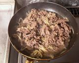 めんつゆとみりんで♪牛丼作り方2写真