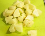 米粉でカリっと美味い♡みそポテト作り方1写真