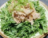 春菊の豚しゃぶサラダ（材料4つだけ）作り方4写真
