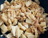 春来てるよー！たけのこと油揚げの混ぜご飯作り方7写真