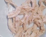 鶏ささ身と三つ葉基本の和え物★調味料2つ作り方2写真