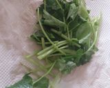 鶏ささ身と三つ葉基本の和え物★調味料2つ作り方3写真