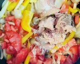 サバ缶のトマト味噌バターカレースープ☆作り方3写真