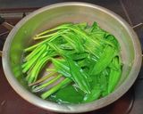 行者ニンニクの甘酢だれ作り方4写真