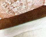 米粉でチョコチップ入　チョコロールケーキ作り方16写真