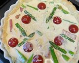 アスパラとミニトマトのキッシュ✿作り方7写真