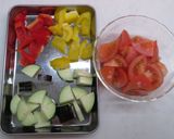 高タンパク☆夏野菜の和風豆腐干サラダ作り方2写真