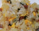 かぶの葉とベーコンの炒飯作り方6写真