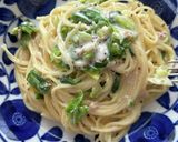 春キャベツのクリームパスタ作り方8写真