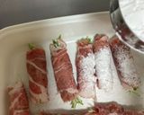 ★あと一品★豚ロース薄切り肉の水菜巻き作り方2写真
