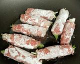 ★あと一品★豚ロース薄切り肉の水菜巻き作り方3写真