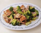 鶏モモ肉とブロッコリーの粒マスタード炒め作り方4写真