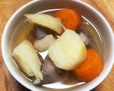 弱火でコトコト和風根菜スープ作り方4写真