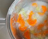 にんじんと白菜の塩麴スープ作り方4写真
