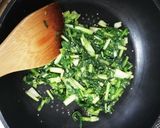 【簡単余り野菜】かぶ葉の甘味噌炒め作り方4写真