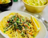 オイルサーディンとパセリのペペロンチーノ作り方5写真