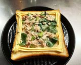 休日のお楽しみ♪ツナ卵トースト作り方5写真