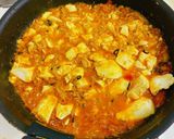 木綿豆腐パスタ（トマトソース風）作り方6写真
