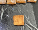 砂糖控えめな、油揚げ煮　寿司揚げ作り方10写真