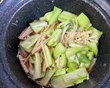 財布にやさしい○チンゲンサイの卵とじ♬作り方3写真