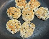 ★余ったひじき煮で豆腐ハンバーグ★作り方5写真