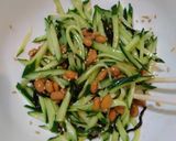 簡単！旨い！納豆ときゅうりの塩昆布ナムル作り方3写真