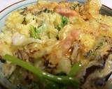 菜の花と春キャベツのかき揚げ天丼作り方7写真
