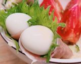*生ハムとうずらのフラワーエッグ*作り方5写真