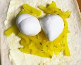今朝の4w1hサンド「たくあん×チーズ」作り方2写真