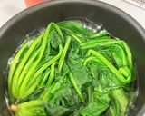ほうれん草の彩りサラダ作り方1写真