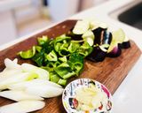 ナスとピーマンの豚バラ味噌炒め作り方1写真