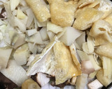 白菜とたけのこのオイスターソース炒め作り方1写真