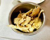 舞茸のやみつきサクサク唐揚げ作り方2写真
