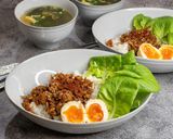 ひき肉と野菜の韓国風ライスボウル作り方3写真