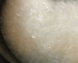 味付け海苔をたくさんのせた白粥作り方1写真