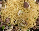 砂肝のレモンパスタ作り方4写真
