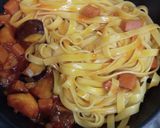 ランチョンミートとナスのトマトパスタ作り方8写真