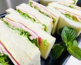 豆苗たっぷりのハムチーズサンド作り方10写真