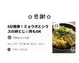 5分簡単！ミョウガとシラスの卵とじ☆丼もOK作り方1写真