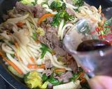 旬のたけのこで・焼きうどん作り方13写真
