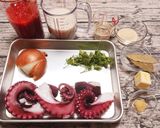 魚介出汁たっぷりタコのトマトリゾット作り方1写真